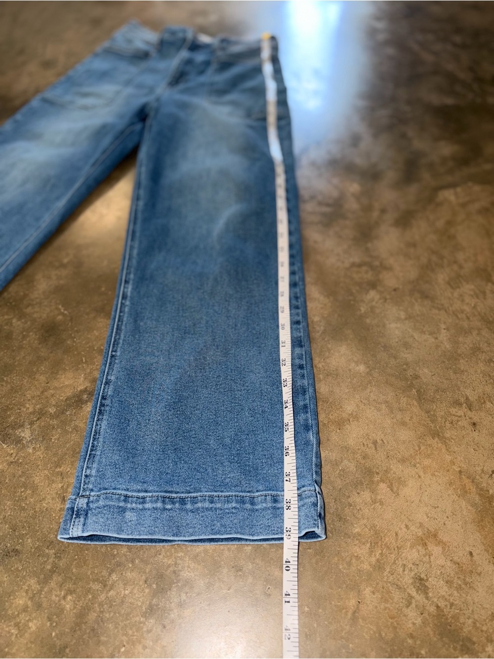 JBD Just Black Denim Eve High Rise Utility Wide Leg Jeans Size 28 - Picture 9 of 14